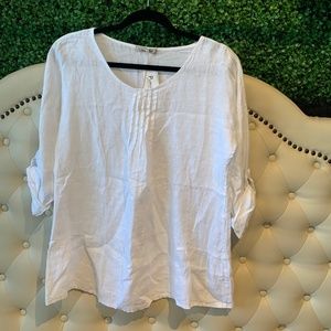 Valentina Naldi White Blouse, BRAND NEW!